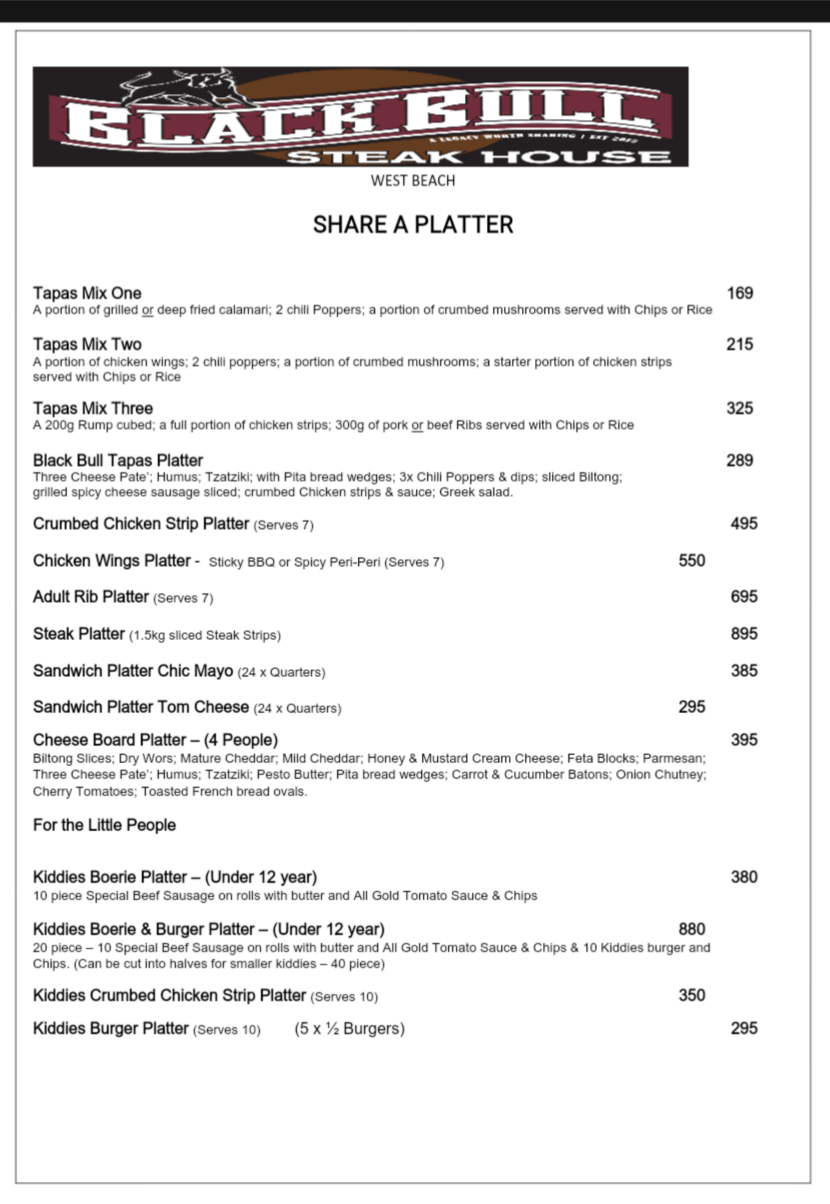 Black Bull Steak House